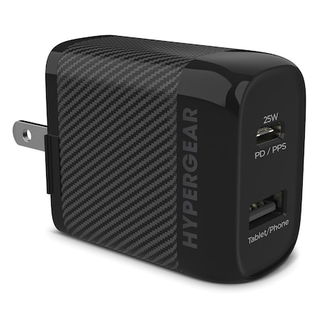 Hypergear SpeedBoost 25-Watt PD Dual-Output USB Wall Charger 15625